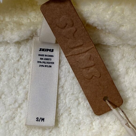 SKIMS Cozy Knit Tank Top Team USA White S/M - Picture 4 of 7